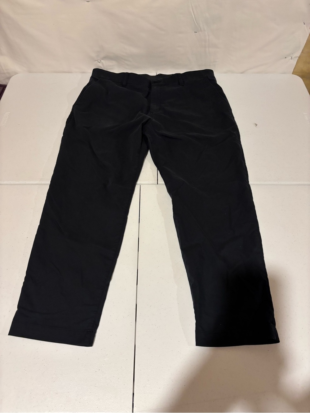 Nike Dri Fit Black Polyester Flat Front Golf Pants Men’s Size 40x32